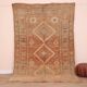 Peach Vintage Moroccan Rug 173 x 277 cm, Berber Wool Rug, Handmade Rug Boho