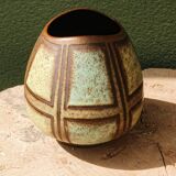Vase moderniste en céramique, années 60