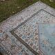 Vintage Turkish Oushak rug 186x264 cm