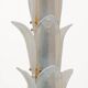 Pair of Iridescent Murano Glass Palm Tree Floor Lamps
