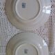 Set of 6 ironstone flat plates