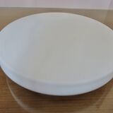 White opaline "pancake" ceiling light