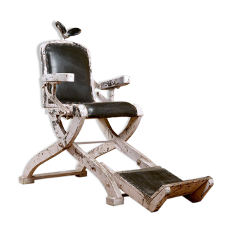 Wooden barber chair