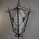 Wrought iron lantern vintage