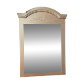 Golden mirror with wheat decoration