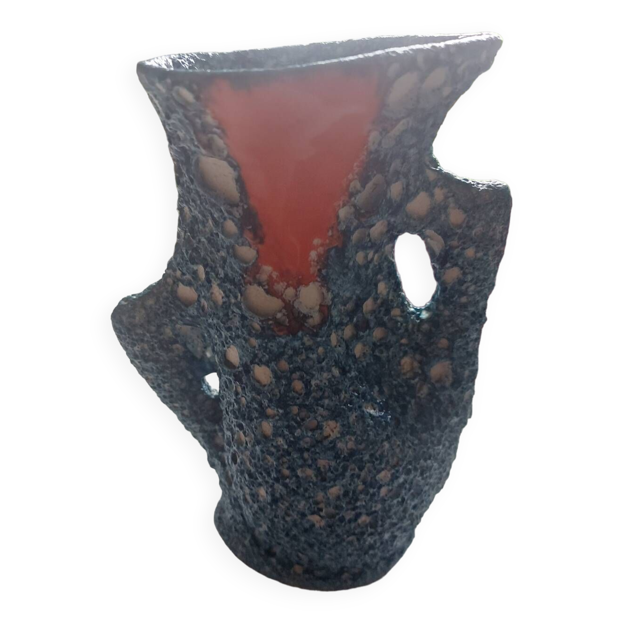 Ancien vase fatlava, style Vallauris