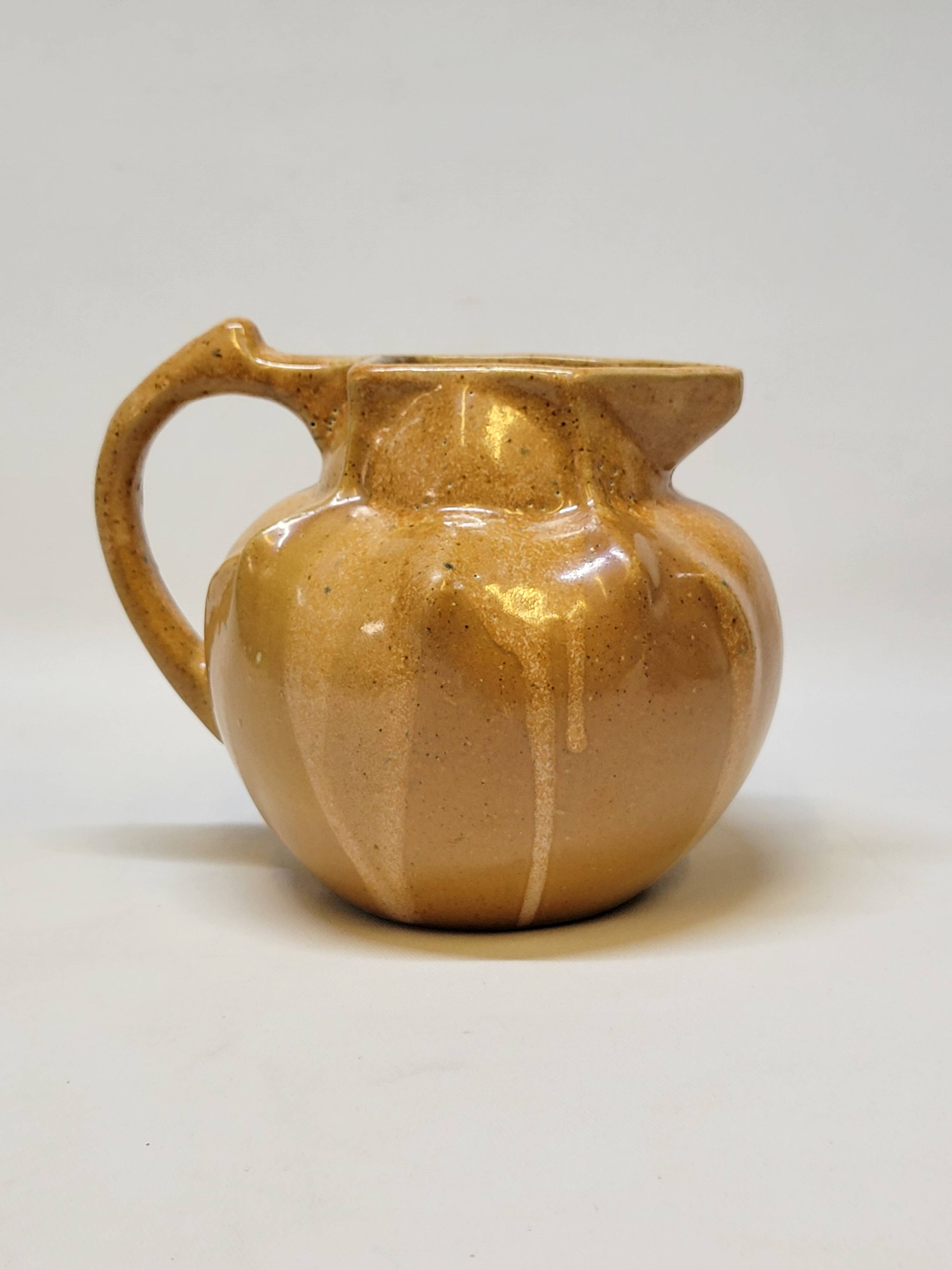 Antique Art Deco Art Nouveau Stoneware Pitcher Carafe 1 Liter