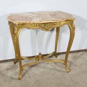 Small Middle Table in Golden Wood, Louis XV style – Late 19th century