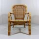 Italian rattan chair 1970's