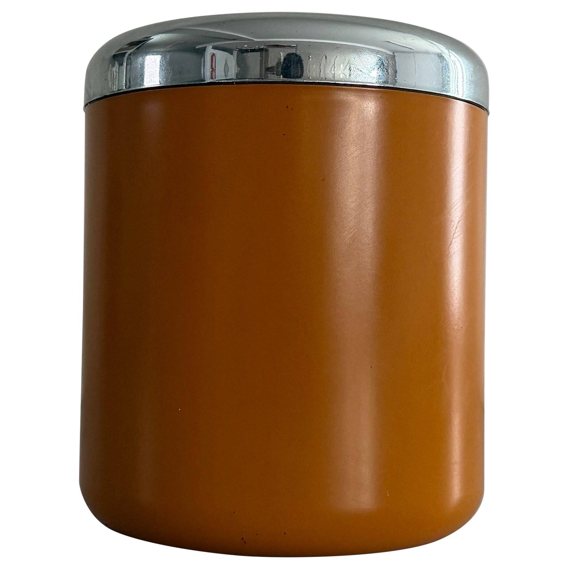 Flush mount in orange plexiglass by Kinkeldey, 1970s, Germany.