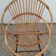 Rattan armchair 50s