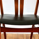 Series of 4 vintage Scandinavian teak chairs, 1960