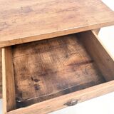 Solid oak trade counter, six drawers, France, circa 1920.