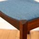 Série de 6 chaises scandinave palissandre Gessef