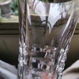 6 crystal champagne flutes