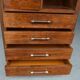 Bahut high art deco 1930 display case door shelf 4 rosewood drawers