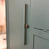 Art Deco Secretary Cabinet in solid wood