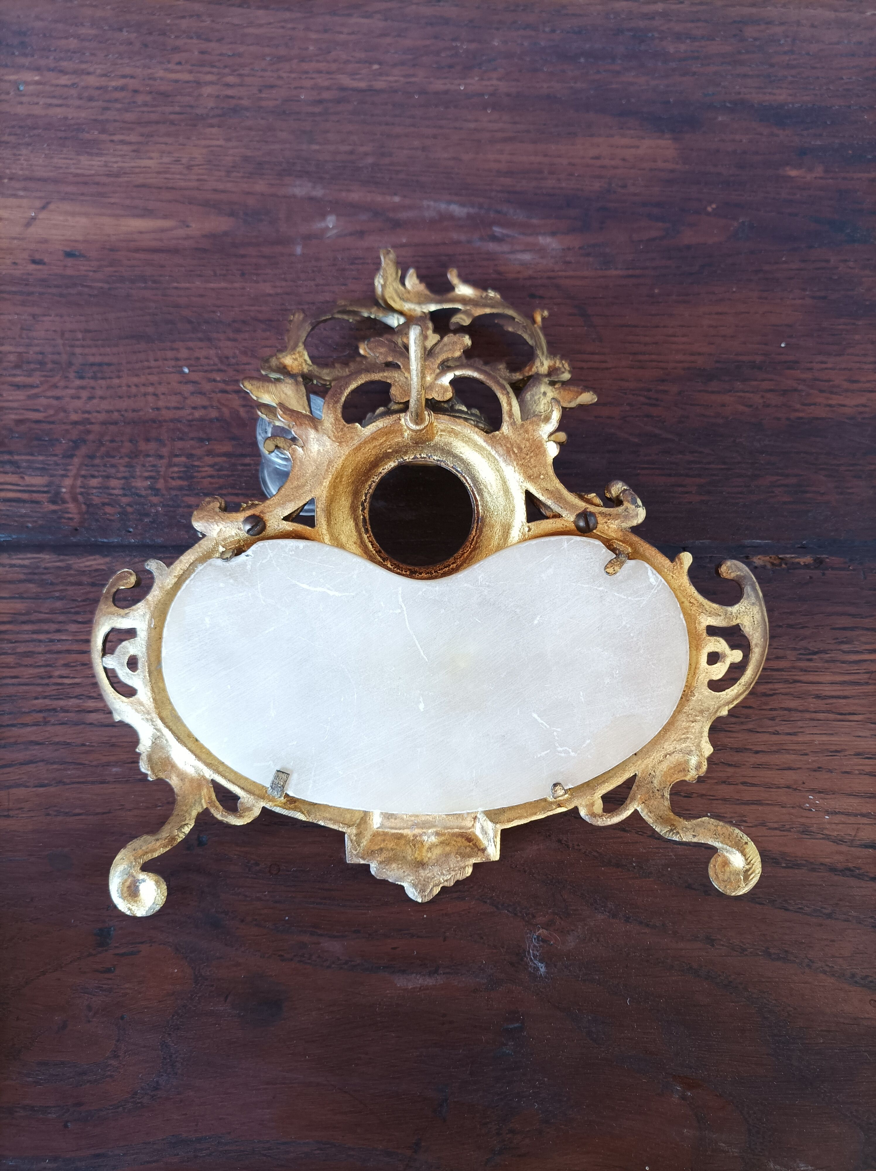 Bronze inkwell style Rocaille XXth