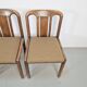 Vintage Brutalist Dining Room Chairs, 1970s, Set of 4