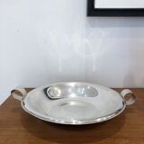 Plat en métal argenté