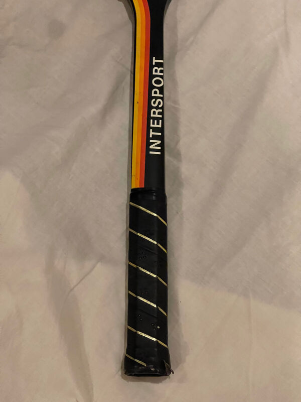 Raquette intersport “mousquetaires” – vintage