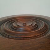 Vintage country turned wooden tripod stool