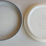 Lot de 2 sous verre en céramique Vintage