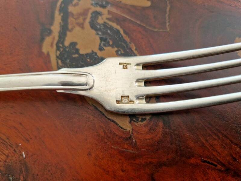Christofle Set of 3 Versailles model silver-plated table forks