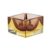 Sommerso Murano Glass Ashtray by Flavio Poli for Seguso, Italy, 1970s