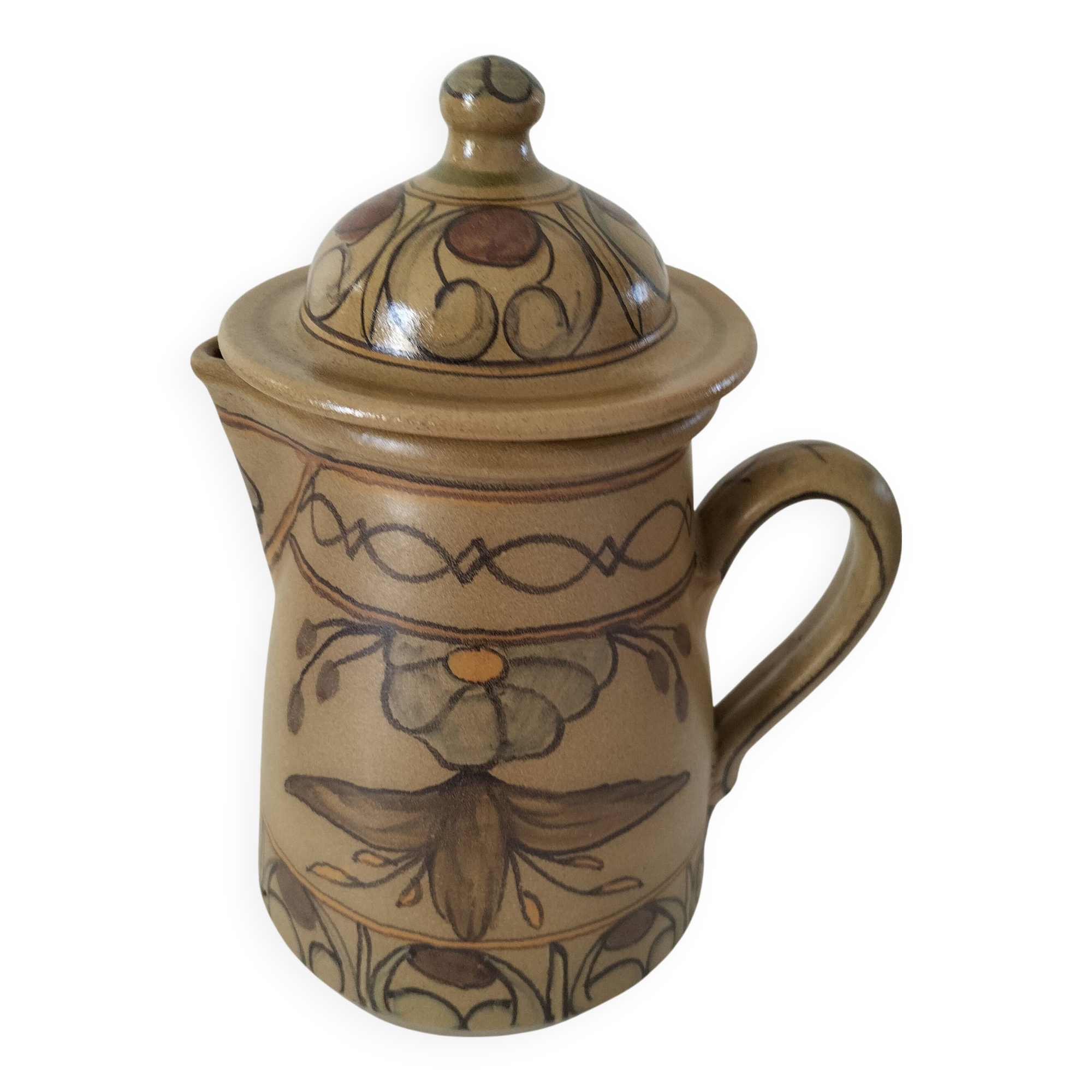 Signed Portuguese pottery jug