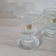 Duo de bougeoir en verre Luminarc style Timo Sarpaneva