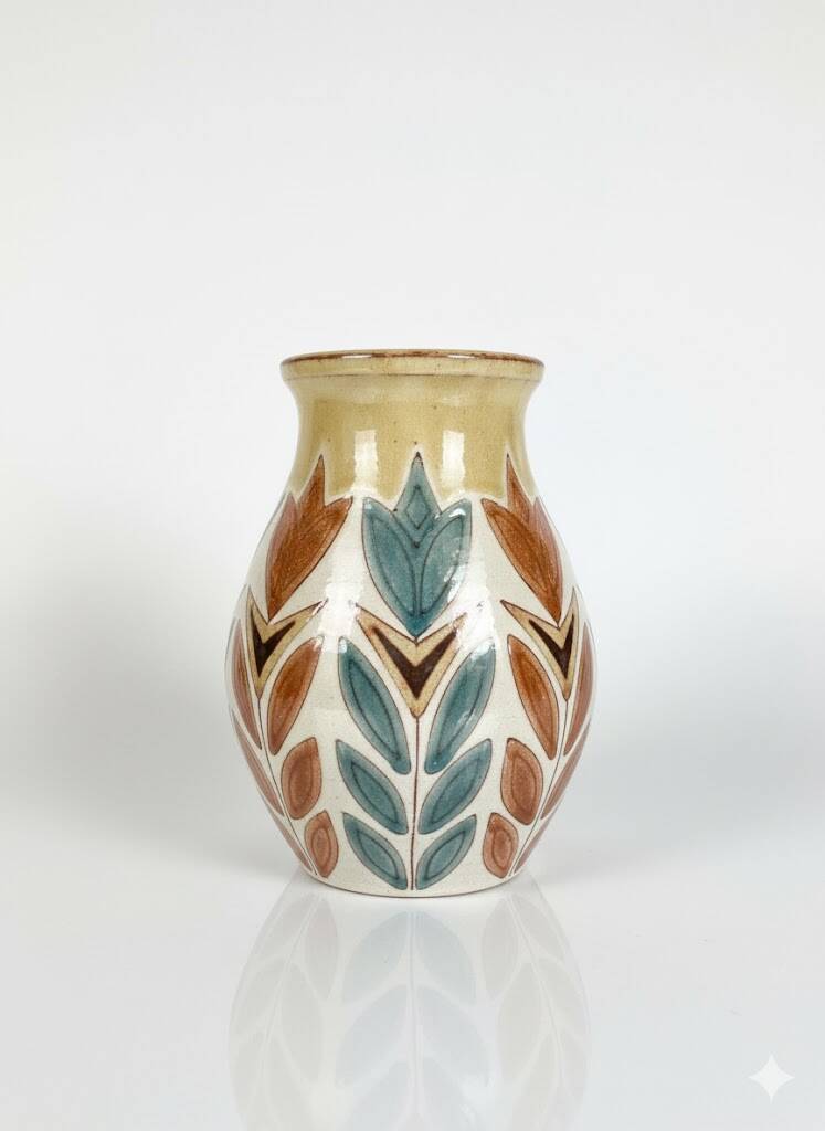 Set of 3 Malarmey Ceramics Vallauris Jug Vase Tulips Flower Holder