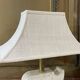 Pair of Italian lamps in travertine by Fratelli Mannelli