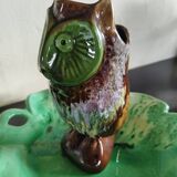 Ceramic owl pitcher from Vallauris