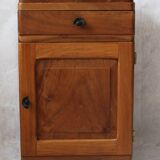 Art deco walnut bedside table