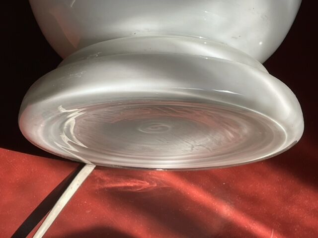 Lampe vasque opaline style art déco