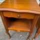 2 Louis XV bedside tables in cherry wood from 1950.