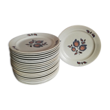 Serving 20 flat plates Sologne de Saint Amand