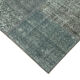 Hand-knotted oriental vintage 172 cm x 240 cm grey patchwork carpet