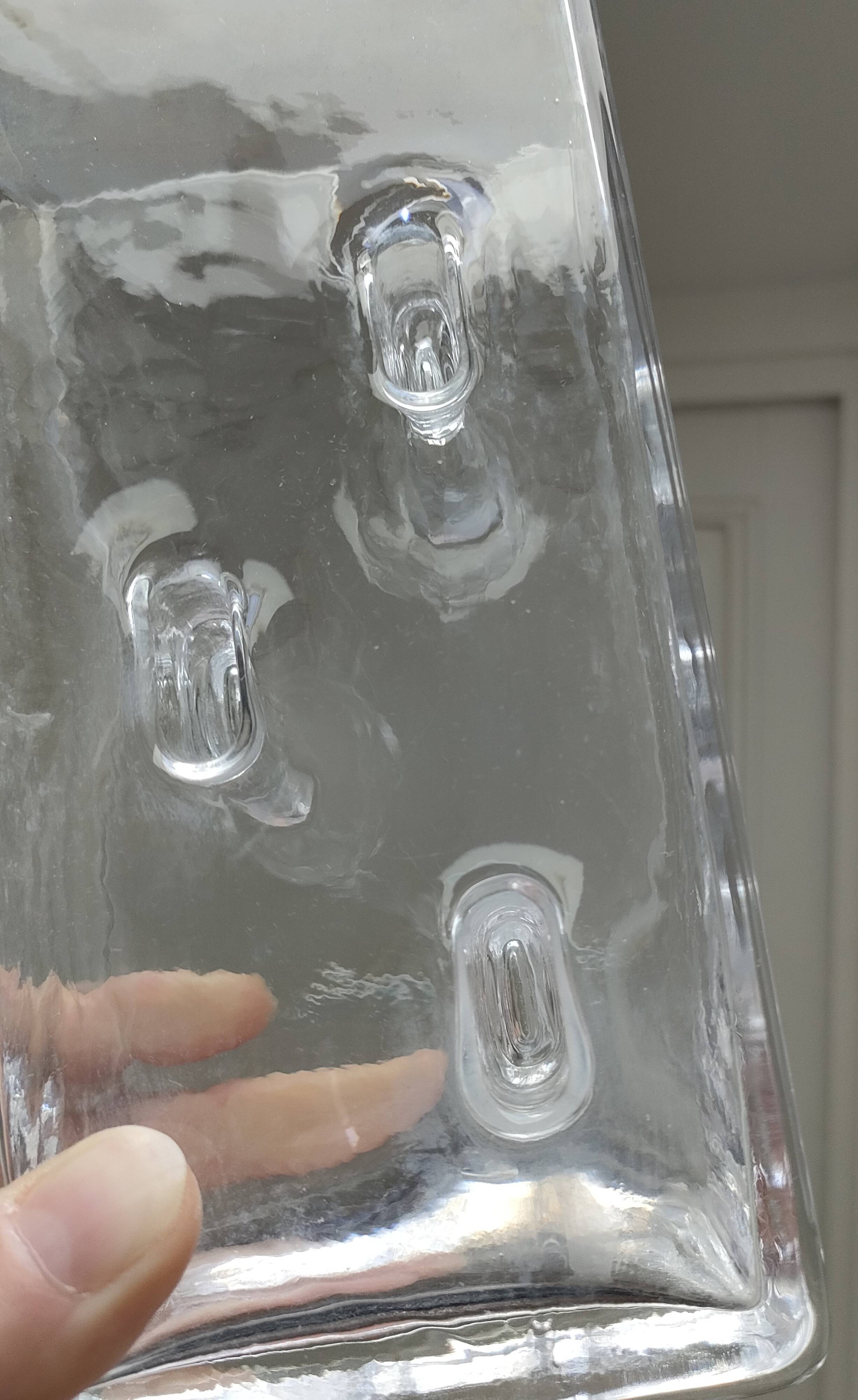 Design glass vase by Claus Josef Riedel 60s-70s