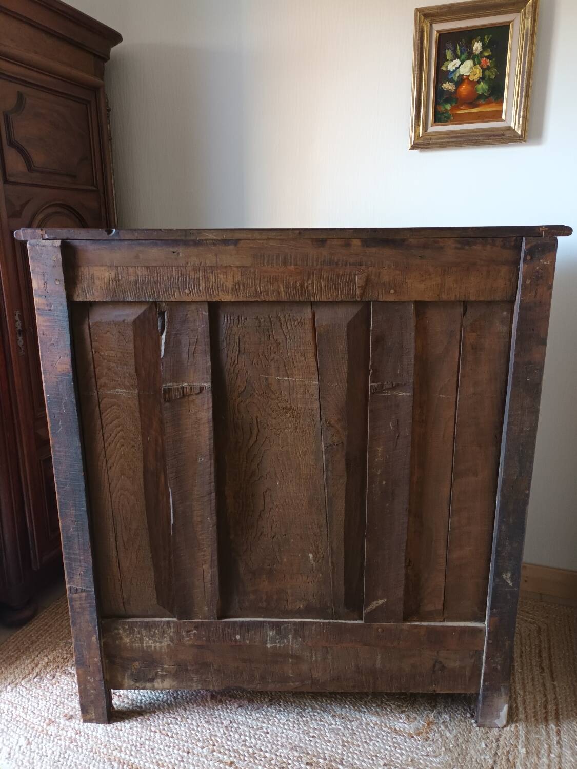 High walnut sideboard, early 20th century