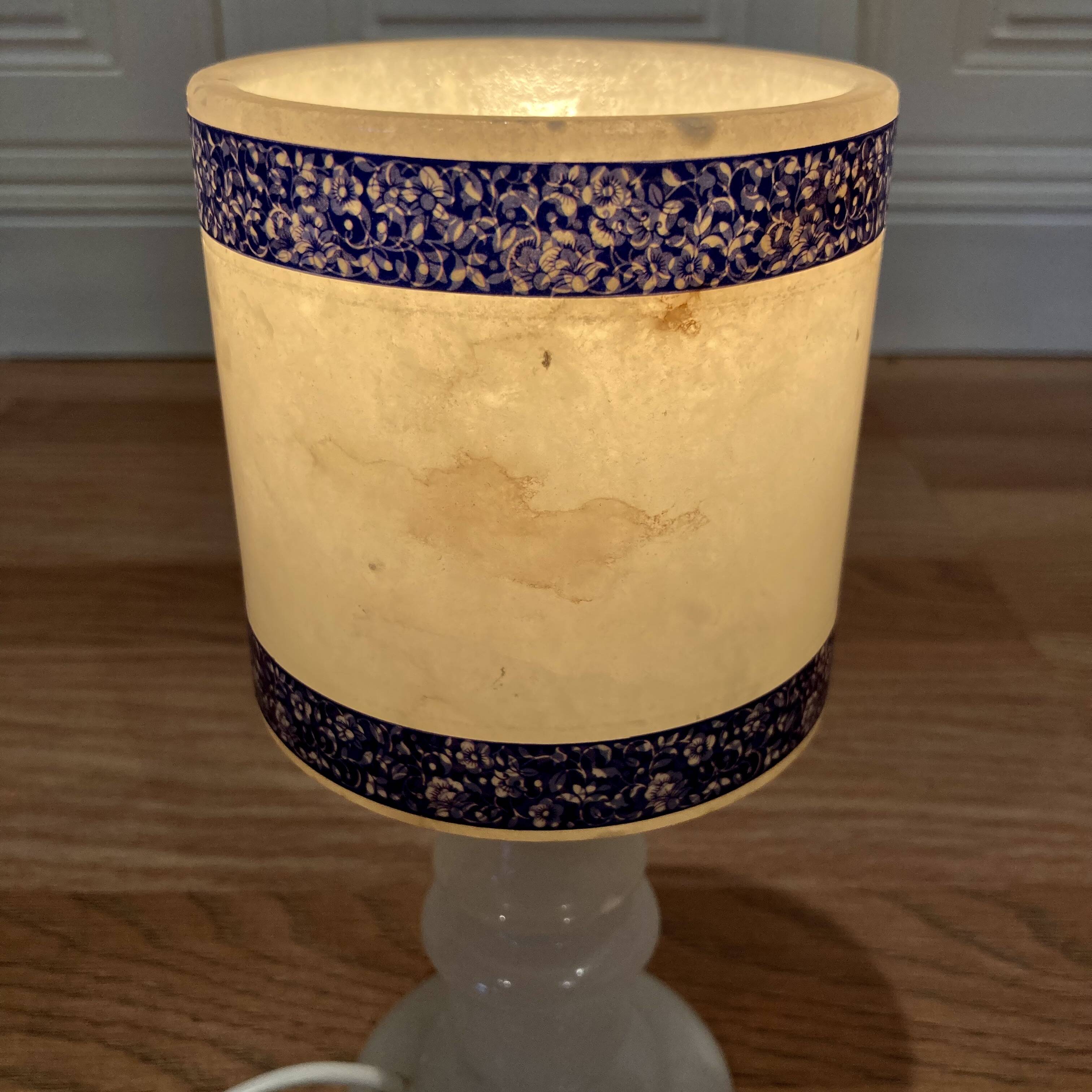 Ensemble de cinq lampes Design scandinave albâtre 1950.