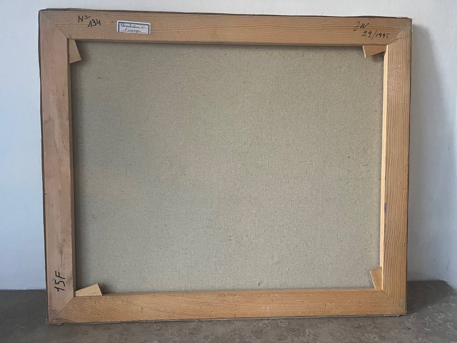 Modern still life with lemons, signed William Joël 95