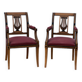 Pair of armchairs