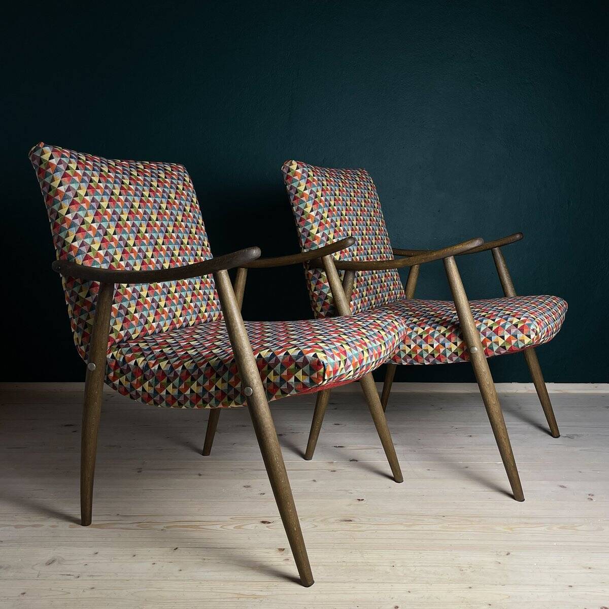 Mid-century Bobi armchair by Meblo, former Yugoslavia, 1960s, set of 2.