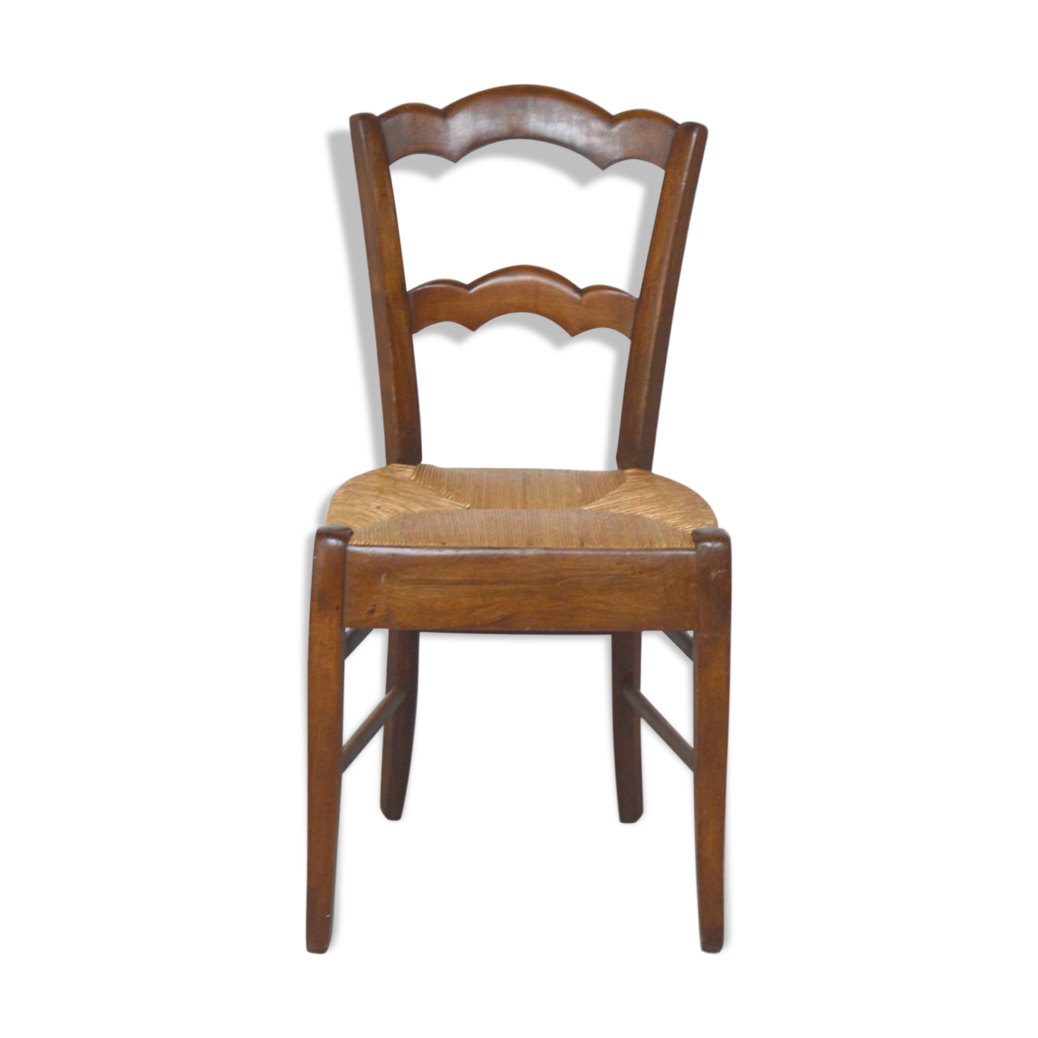 Old chair wood and straw