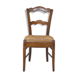 Old chair wood and straw