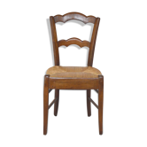 Old chair wood and straw