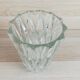 Vase en verre à facettes