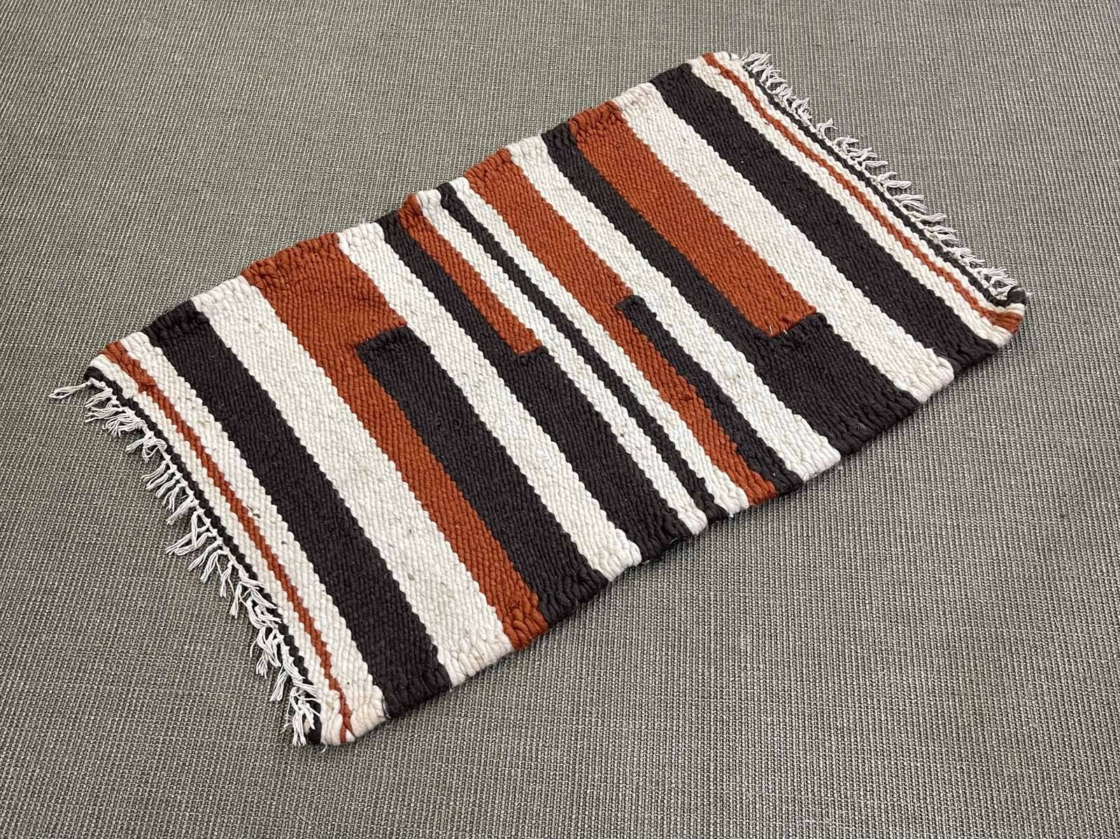 Moroccan handmade wool rug